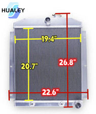 3rows aluminum radiator - aluminum,