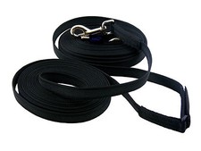 Offizieller lang anhaltender Libby's Gummigriff Zügel Auslöser schwarz 3, 4, 5, 6 & 7m 