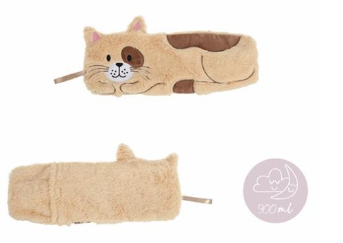 Wärmflasche mit bezug - bezug, katze