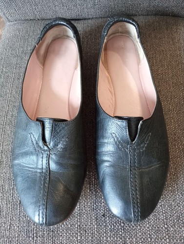 Bequeme schwarze ballerinas - schwarze,