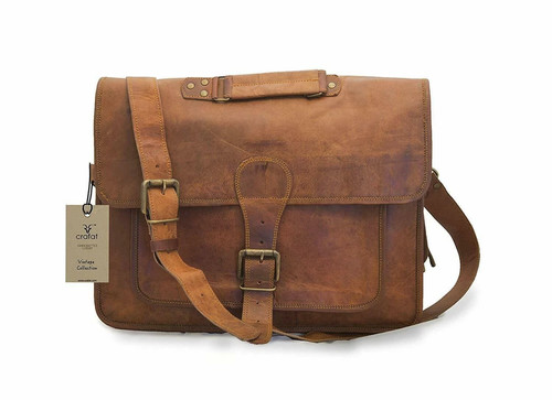 Herren tasche leder - leder, laptop