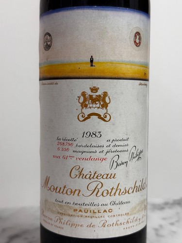 1983 château mouton - 1983,