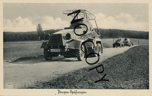 Foto feldpost panzer - pk,