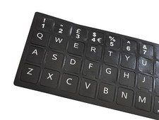 UK - Tastaturaufkleber Black