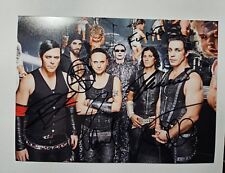 Rammstein Autogramm 13x18 cm