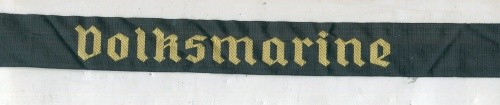 Ddr mützenband volksmarine - ddr,