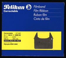 1x PELIKAN Filmband Carbon GR. 163c correctable Farbband f OLYMPIA ESW 3000 ect.