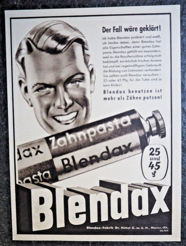 Blendax zahnpasta alte - ,,