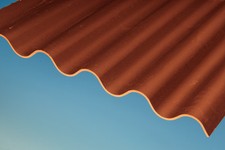 Faserzement Wellplatten Swisspearl Owonit Profil 5, 177/51  Ziegelrot