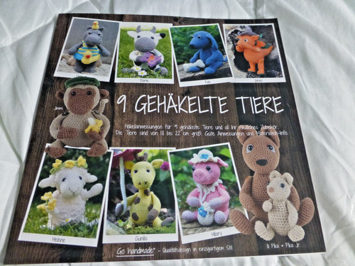 Gehäkelte tiere taschenbuch - gehäkelte,