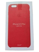 Apple iPhone 6s Plus Leder Hülle Rot Kratzfest Stoßfest Elegant