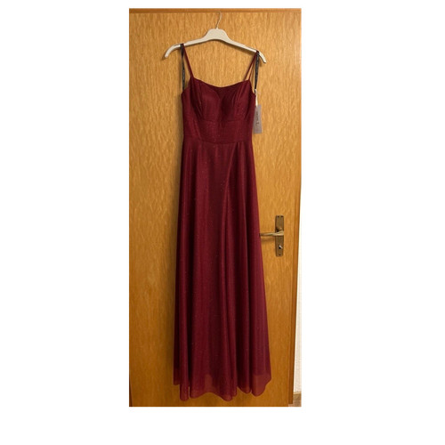 Abiballkleid rot glitzer