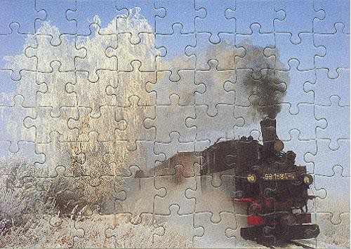 Eisenbahn kinder puzzle - eisenbahn, ·