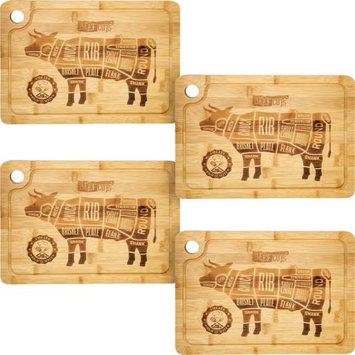 Bambus steakteller holz - steakteller,