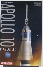 DRAGON 11003 APOLLO 10 CSM + LM + LES 1:72 Raumfahrt Space Bausatz Model Kit