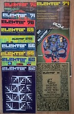 12 Hefte Elektor der 70er Jahre altersentsprechend erhalten