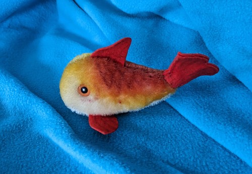 Steiff fisch flossy 13cm - fisch,