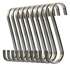 10X ilauke S-Haken Edelstahl