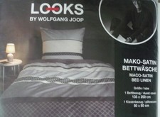 Wolfgang Joop Bettwäsche aus Maco-Satin Bettbezug 135 x 200cm , Kissen 80 x80 cm