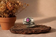Ring aus einem versilberten