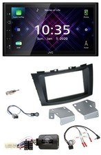 JVC DAB 2DIN Lenkrad Bluetooth USB Autoradio für Suzuki Swift ab 2011