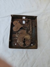 Altes Truhenschloss Barock ohne Schlüssel