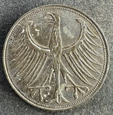 5 Mark 1960 D BRD Silberadler