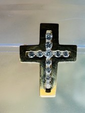 Kreuzanhänger 750 Gelbgold