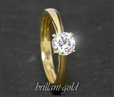 Diamant Brillant 585 Gold Ring