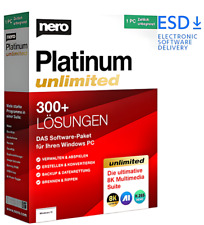 Nero Platinum Unlimited 2025 | 1 PC/WIN |Dauerlizenz|Download|Code per eMail|ESD