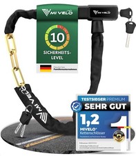 MIVELO Kettenschloss mit Schlüssel Fahrradschloss 100 cm lang