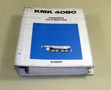 Ersatzteilliste KRUPP KMK