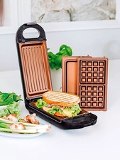 Livington Flipswitch Sandwich-Waffel-Grill Waffeleisen Multifunktionsgrill Grill
