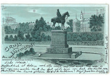 Ansichtskarte darmstadt - darmstadt,