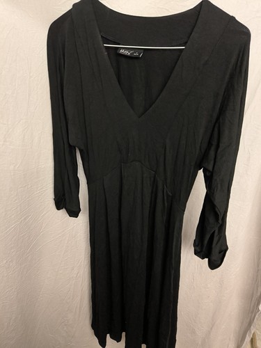 Kleid jersey schwarz - kleid,