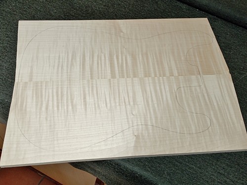 Flamed maple topset - flamed,