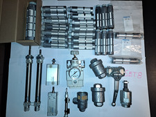 Festo Pneumatik Zylinder u.a. Konvolut ( 193990 u.a. ) 34 Teile Set Nr. 8