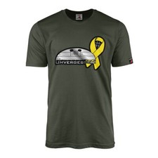 Unvergessen Gelbe Schleife Dogtag Deutschland Hundemarke Kette T-Shirt#41258