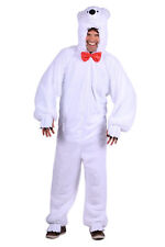 Plüschkostüm Eisbär Damen Herren Kostüm Plüsch Polarbär Tiere Zoo Gr. M Karneval