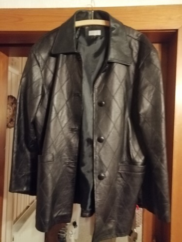 Schwarze damen kunstlederjacke - schwarze,