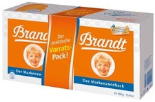 2 x Brandt Marken-Zwieback