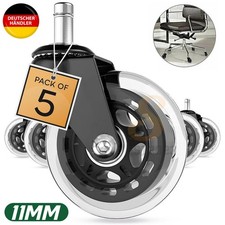 5x Bürostuhl Rollen leise &