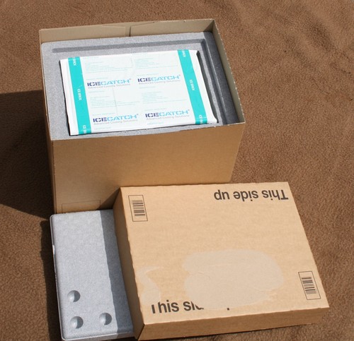 Styropor box 1x großen - +,