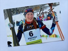 orig. Biathlon Autogramm Maren