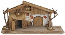 Große krippe holz - große,