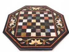 18 " Marmor Schach Table Top