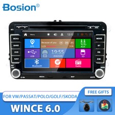 2 DIN Autoradio GPS NAVI CD DVD RDS USB für VW Golf Passat B6 3C Touran FREE MAP
