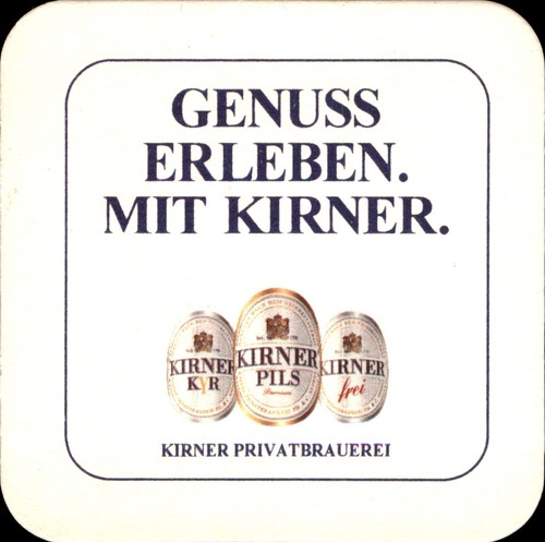 Bierdeckel kirner genuss - -,