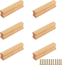 Möbelgriffe Holz, 6 Stück