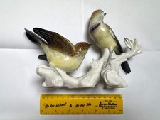 Vögel auf Ast – Große Porzellan-Figur der Manufaktur Karl Ens